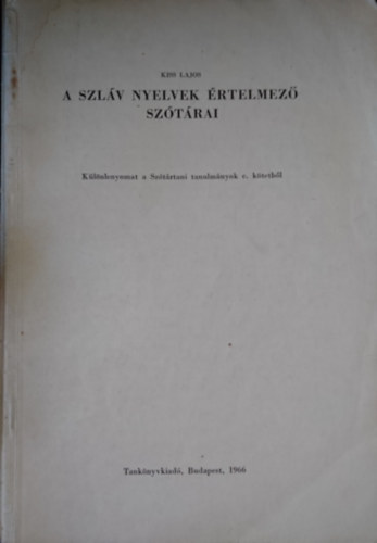 A szlv nyelvek rtelmez sztrai