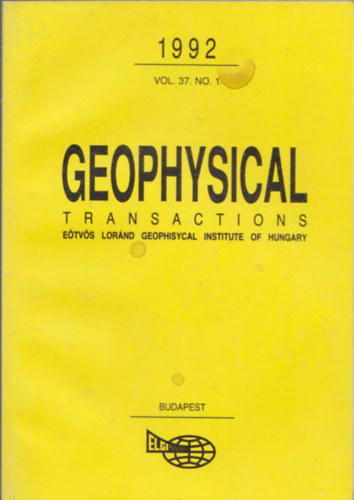 Geophysical Transactions Vol. 37./1-4.