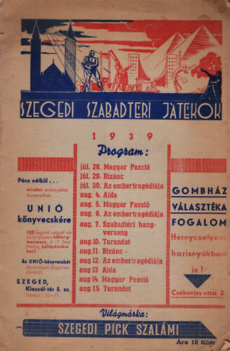 Szegedi Szabadtri Jtkok 1939