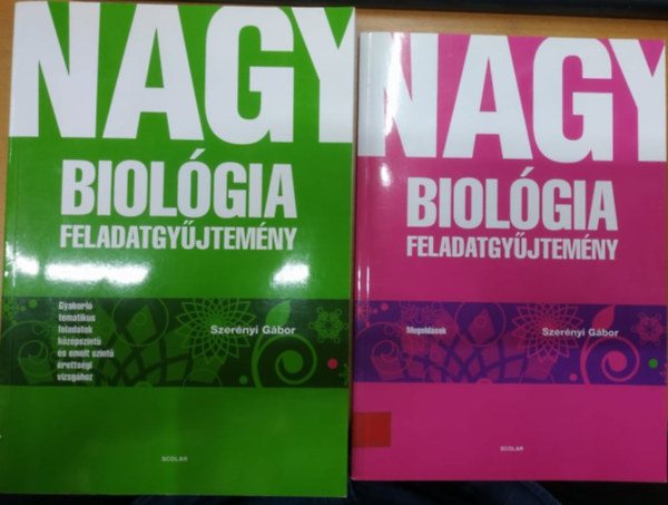 Nagy biolgia feladatgyjtemny + Megoldsok (2 ktet)
