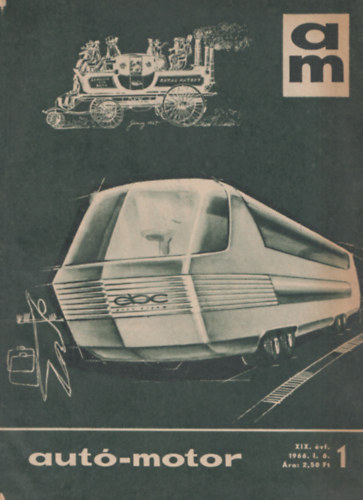 Aut�-Motor 1966. XIX. �vfolyam/1-24 (hi�ny: 21. sz�m), 23 db, lapsz�monk�nt