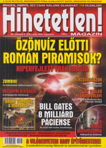 Hihetetlen! magazin - XX. �vfolyam 8. (226.) sz�m 2020. augusztus