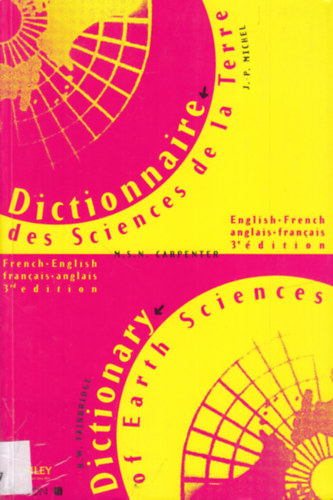 J.-P. Michel, R. W. Fairbridge - Dictionary of Earth Sciences (English-French; French-English)