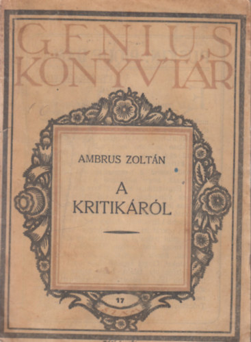 A kritik�r�l