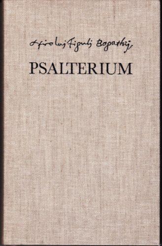 Psalterium-Magyar zsoltr