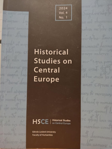 Historical Studies on Central Europe 2024 Vol. 4, No. 1