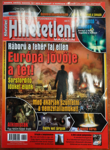 Hihetetlen! magazin  2017 oktber