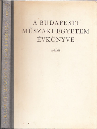 A Budapesti Mszaki Egyetem vknyve 1967/68