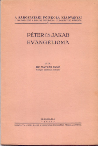 P�ter �s Jakab evang�lioma