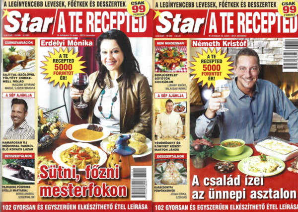4 db Star/A te recepted, 2013.november, 2013. december, 2014. janur, 2014 februr