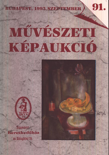 BV: 91. mvszeti kpaukci (Budapest 1993. szeptember)