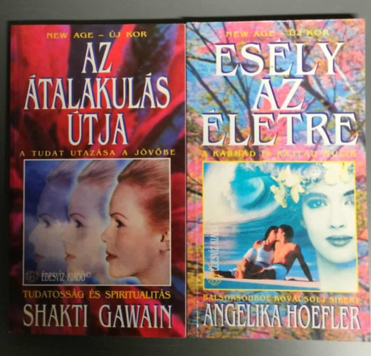 Shakti Gawain Angelika Hoefler - New age knyvcsomag 2db Esly az letre + Az talakuls tja