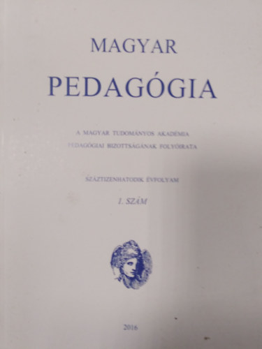 Magyar pedaggia 2016/1. szm