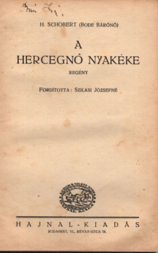 A hercegn nyakke