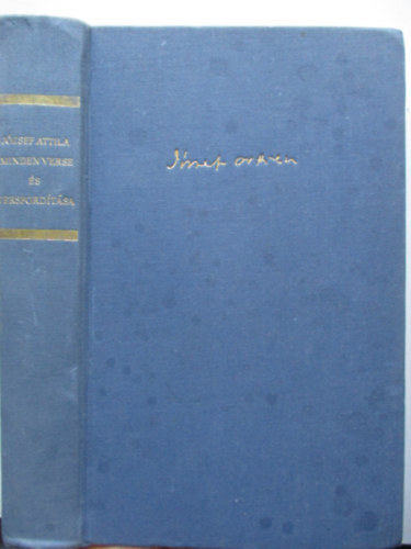 Jzsef Attila minden verse s versfordtsa