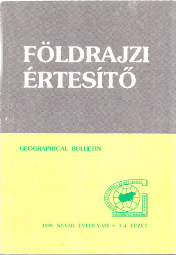 Fldrajzi rtest 1999. XLVIII. vfolyam 3-4. fzet