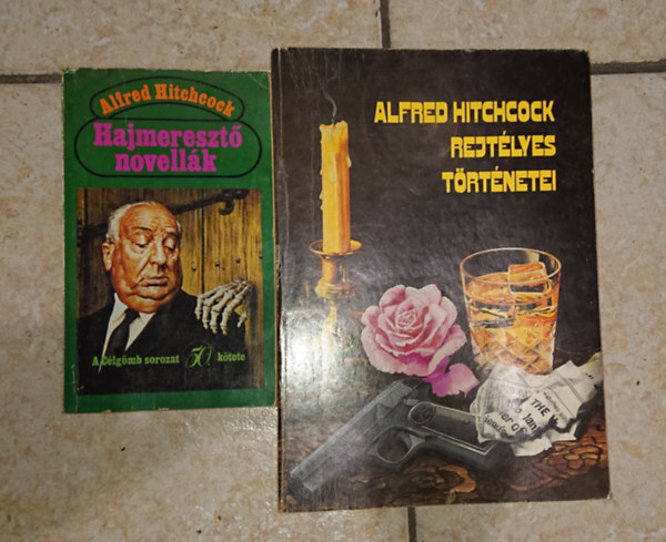 2 db Alfred Hitchcock kt knyve: Hajmereszt novellk, Alfred Hitchcock rejtlyeds trtnetei