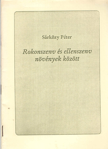 Rokonszenv s ellenszenv nvnyek kztt