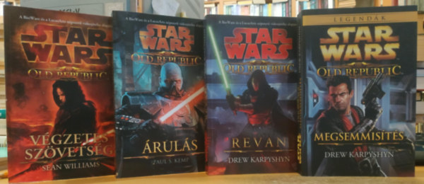 4 db Star Wars - Old Republic: Vgzetes szvetsg + ruls + Revan + Megsemmists