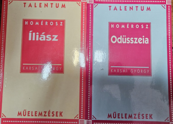 2 db a Talentum melemzsek sorozatbl: lisz + Odsszeia