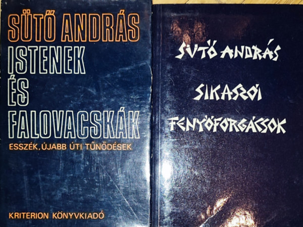 2db St Andrs knyv - Sikaszi fenyforgcsok; Istenek s falovacskk