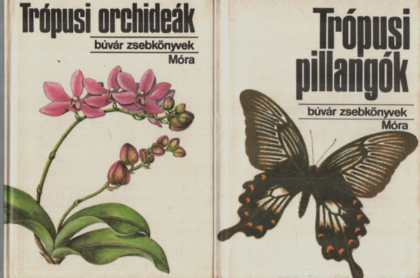 2 db Bvr zsebknyvek egytt: Trpusi orchidek, Trpusi pillangk.
