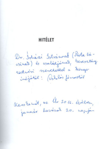 Szereteted ltal g a gyertya fnye - dediklt veres ktet