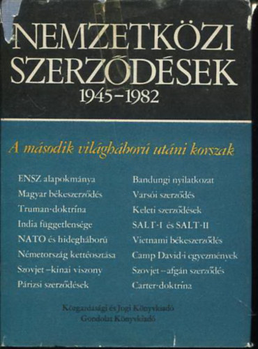 Nemzetkzi szerzdsek 1945-1982