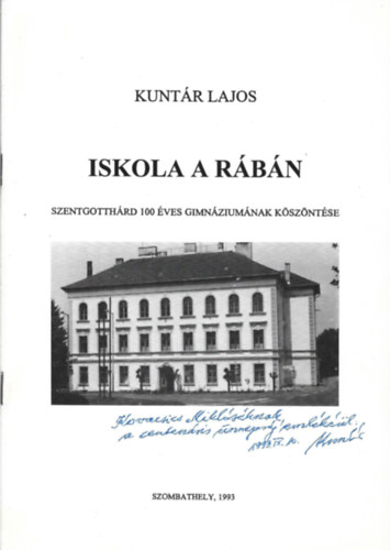 Kuntr Lajos - Iskola a Rbn