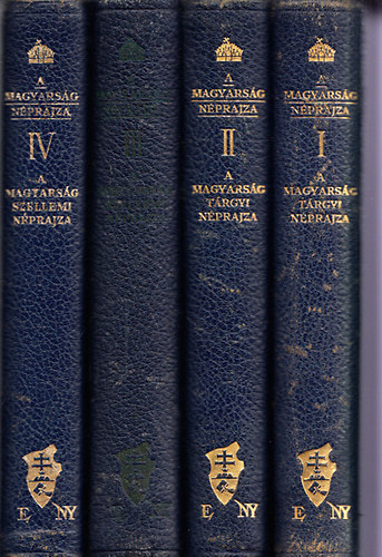 Győrffy István, Viski Károly Bátky Zsigmond - A magyarság néprajza I-IV. (A magyarság tárgyi néprajza I-II + A magyarság szellemi néprajza III-IV)