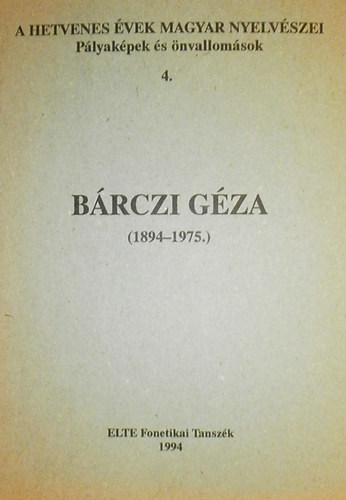 Brczi Gza (1894-1975)