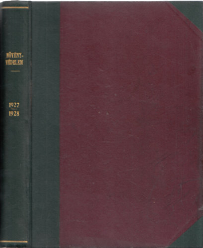 Nvnyvdelem 1927/III. vfolyam + 1928/IV. vfolyam (egybektve)
