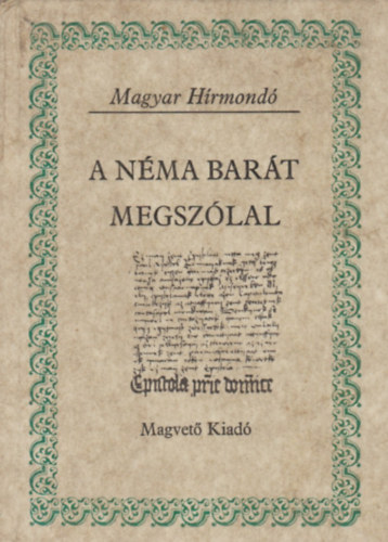 A nma bart megszlal (magyar hrmond)