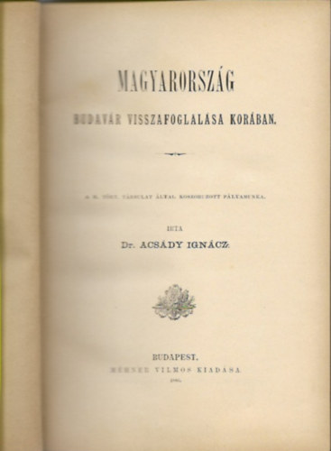 Magyarorsz�g budav�r visszafoglal�sa kor�ban