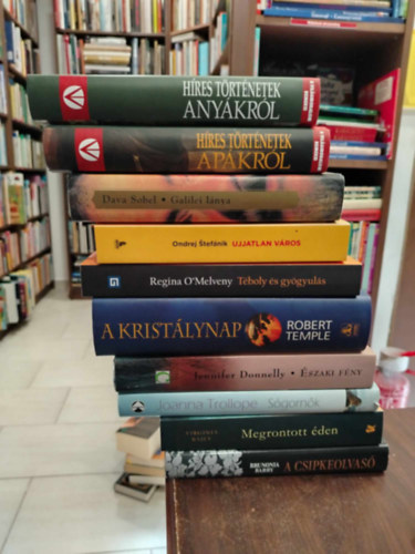 Joanna Trollope Robert Temple - 10 db-os KNYVMENT AJNLAT, vilgirodalom: Hres trtnetek anykrl+Hres trtnetek apkrl+Galilei lnya+Ujjatlan vros+Tboly s gygyuls+A Kristlynap+szaki fny+Sgornk+Megrontott den+A csipkeolvas