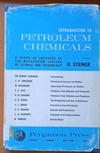 H. Steiner - Petroleum Chemicals