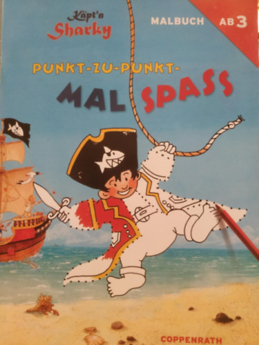 Kpt'n Sharky Mal Spass Malbuch AB 3