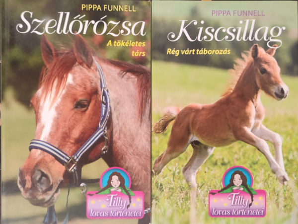 Szellrzsa+Kiscsillag 2db lovas knyv