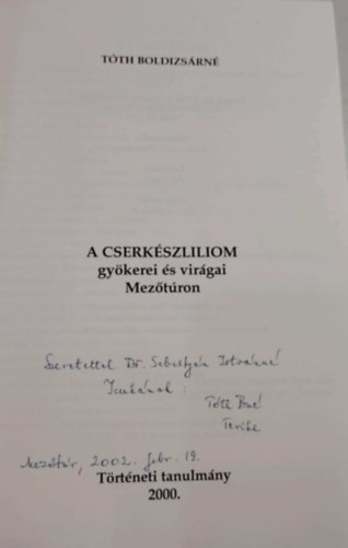 A cserkszliliom gykerei s virgai Meztron
