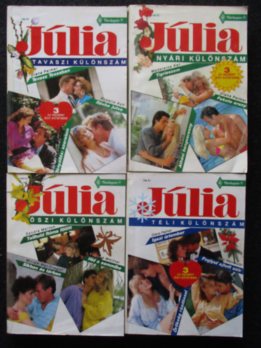 Jlia klnszmok 1990. (Tavasz, nyr, sz, tl))