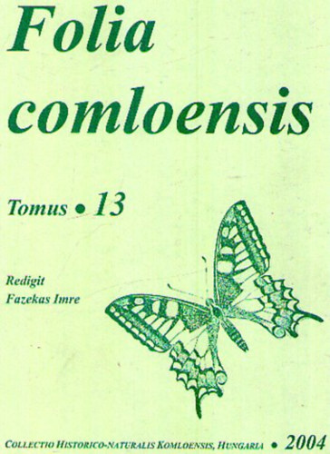 Folia comloensis o Tomus 13