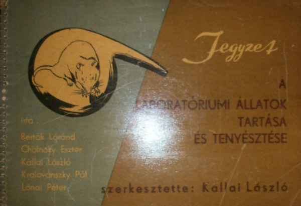 A laborat�riumi �llatok tart�sa �s teny�szt�se