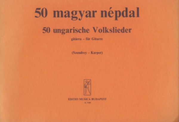 50 magyar npdal gitrra