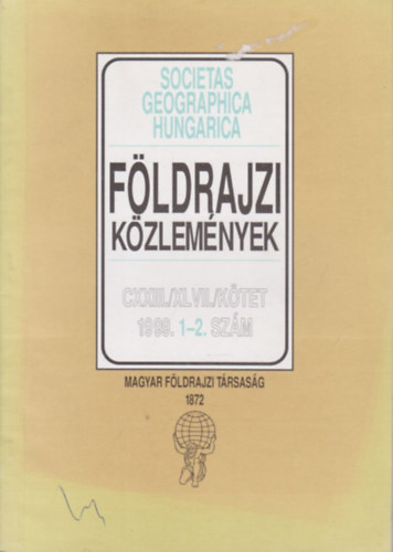 Fldrajzi kzlemnyek 1999/1-2. (egy ktetben)