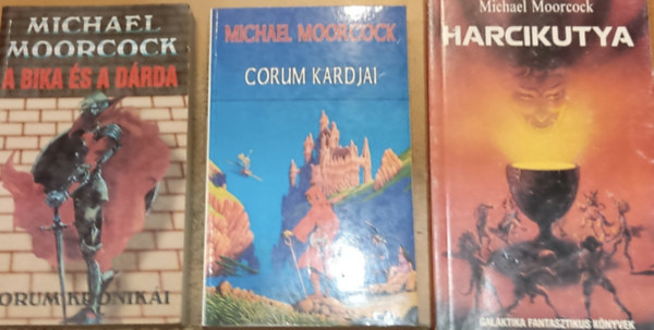 3 db Michael Moorcock: A bika s a drda + Corum kardjai + Harcikutya