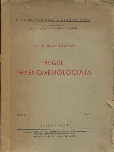 Hegel phaenomenologija