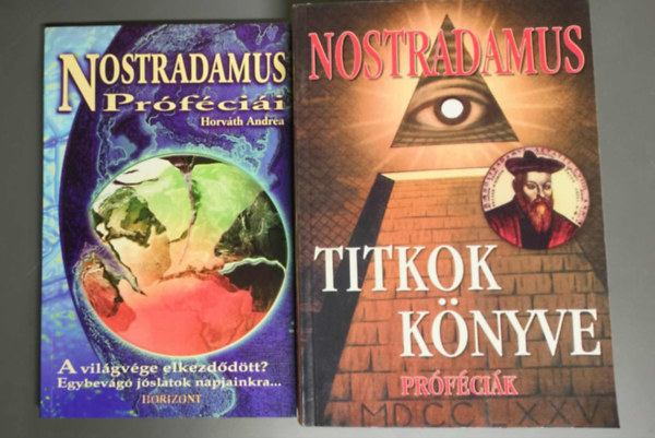 nostradamus knyvcsomar - Titkok knyve + Nostradamus Prfcii