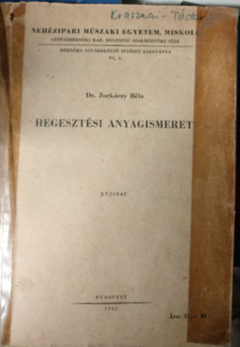 Hegeszt�s anyagismeret