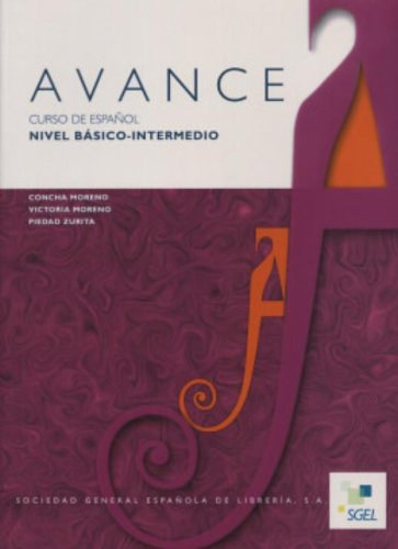 Avance Curso de Espanol: Nivel B�sico-Intermedio spanyol nyelvk�nyv (tank�nyv)