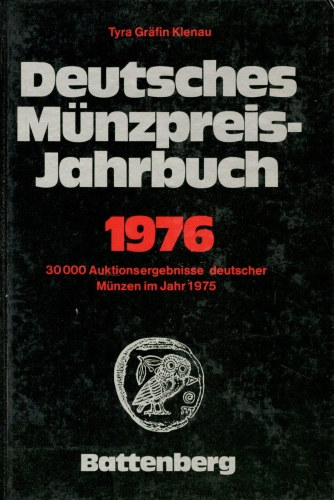 Tyra Grfin Klenau - Deutsches Mnzpreis-Jahrbuch 1976